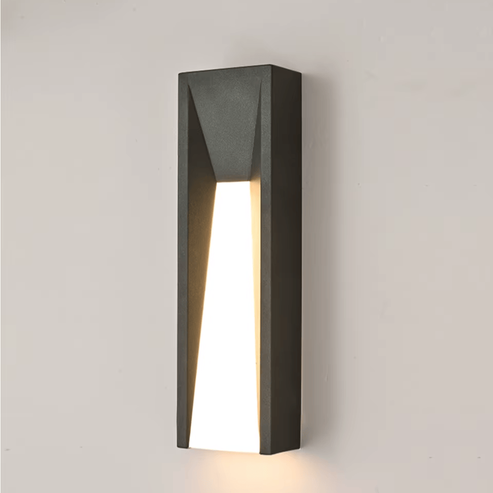 Verthara Premium Black Exterior Porch Wall Light