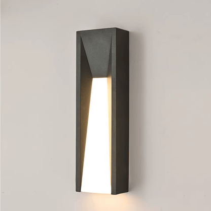 Verthara Premium Black Exterior Porch Wall Light