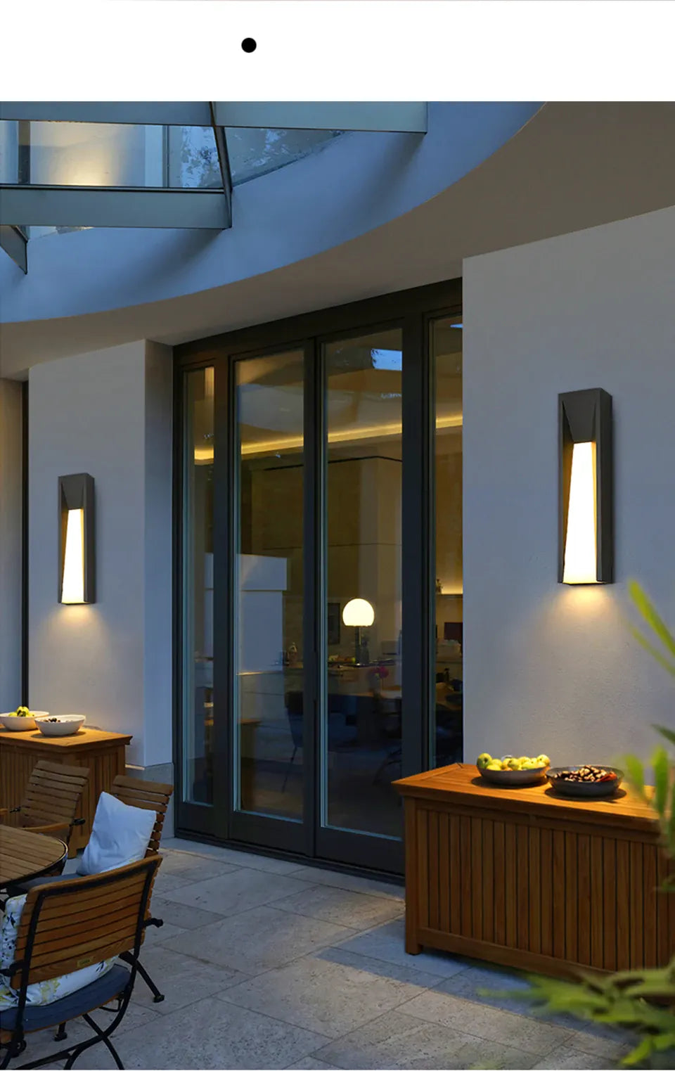 Verthara Premium Black Exterior Porch Wall Light