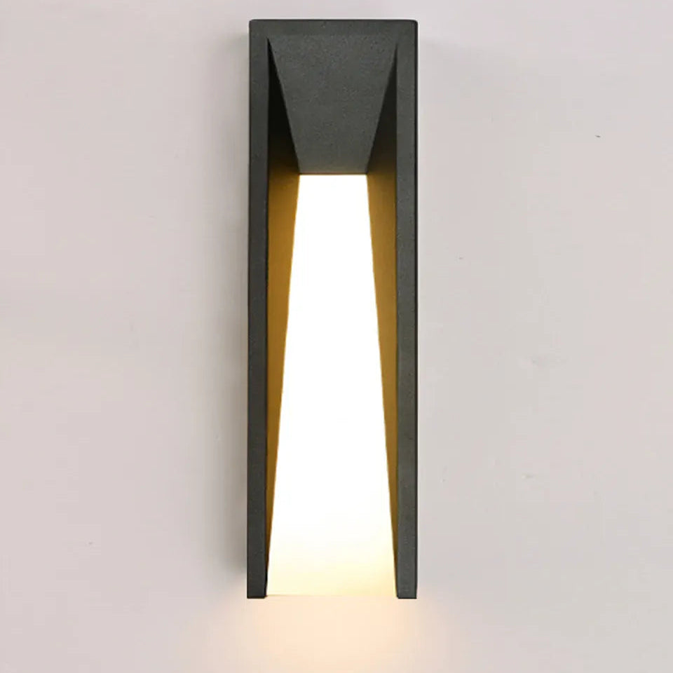 Verthara Premium Black Exterior Porch Wall Light