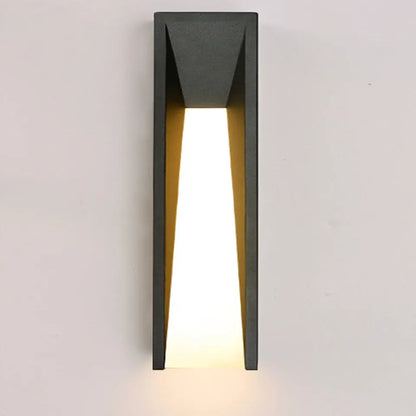 Verthara Premium Black Exterior Porch Wall Light