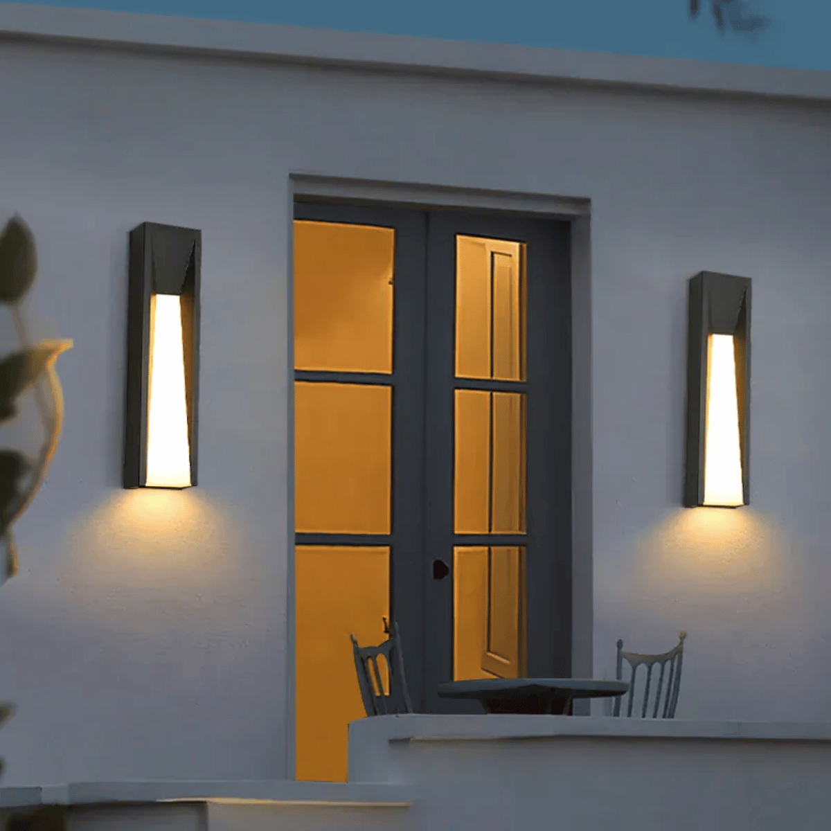 Verthara Premium Black Exterior Porch Wall Light