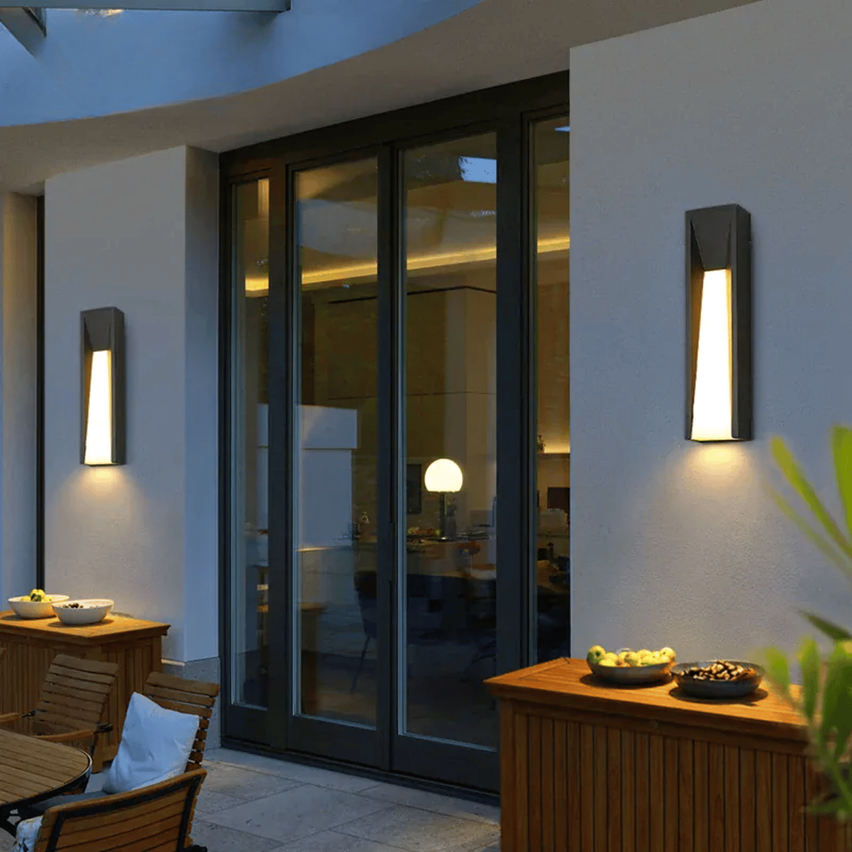 Verthara Premium Black Exterior Porch Wall Light