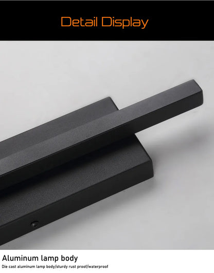 Verthara Premium Black Stainless Steel Outdoor Wall Light