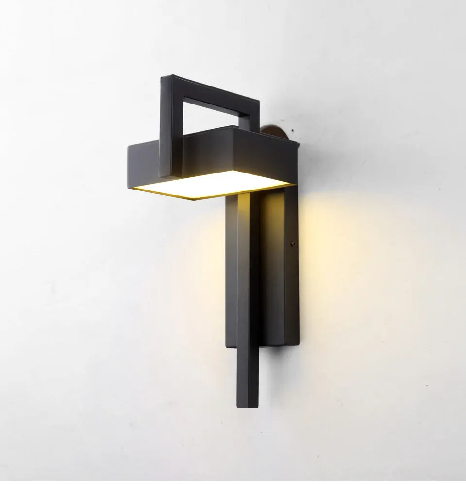 Verthara Premium Black Stainless Steel Outdoor Wall Light