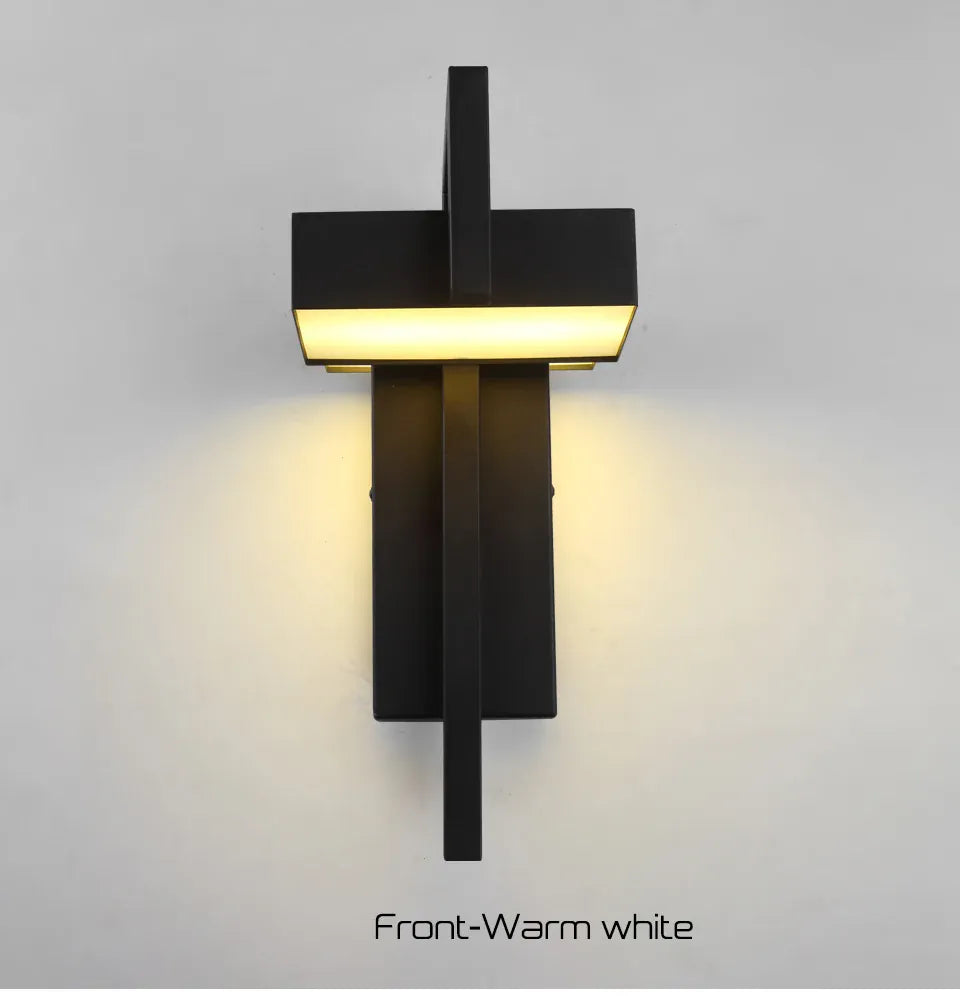 Verthara Premium Black Stainless Steel Outdoor Wall Light