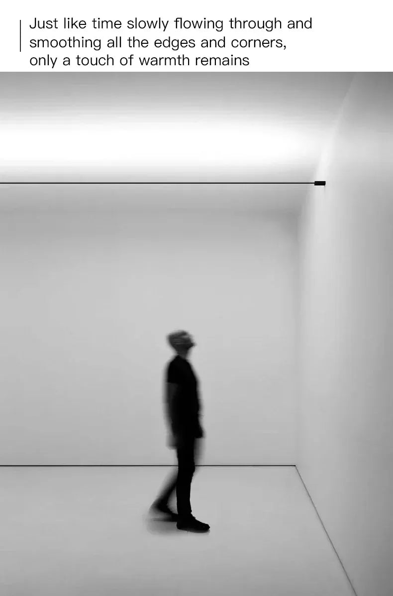 Verthara Premium Black & White Linear Skyline LED Wall Lamp