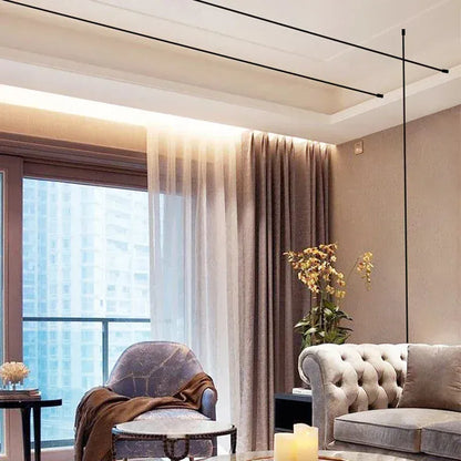 Verthara Premium Black & White Linear Skyline LED Wall Lamp