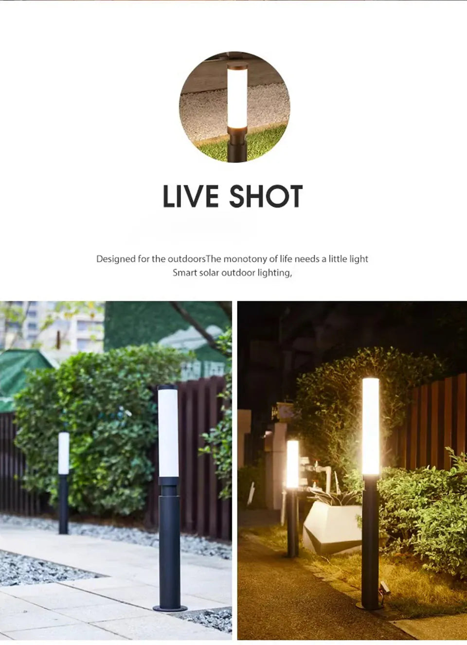 Verthara Premium Bright LED Pillar Pathway Light