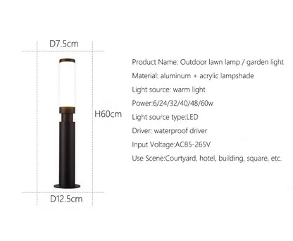 Verthara Premium Bright LED Pillar Pathway Light