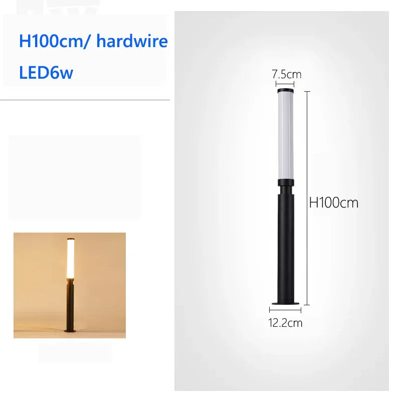 Verthara Premium Bright LED Pillar Pathway Light