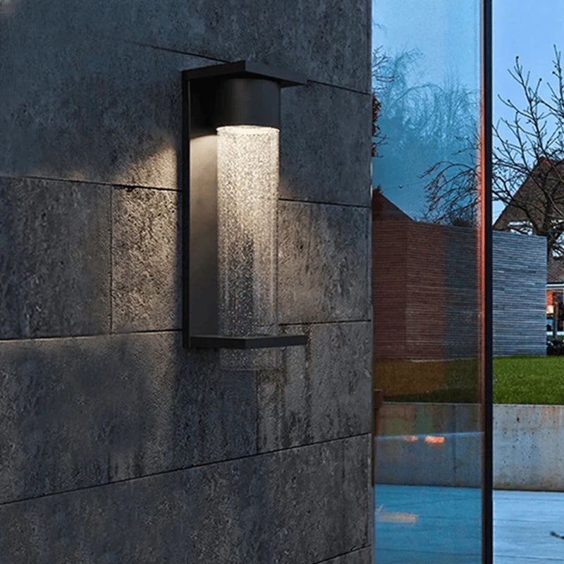 Verthara Premium Brushed Stainless Steel LED Outdoor Wall Light IP54