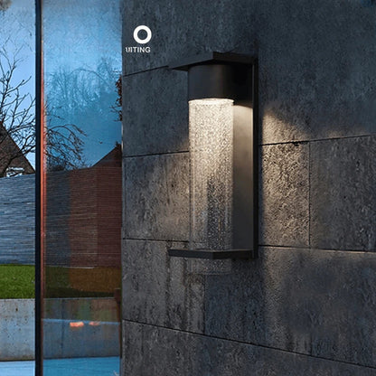 Verthara Premium Brushed Stainless Steel LED Outdoor Wall Light IP54