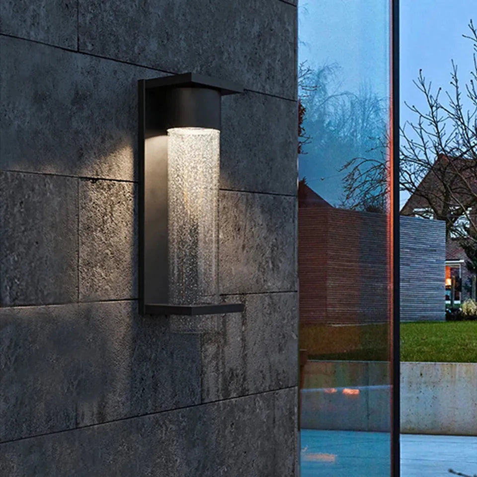 Verthara Premium Brushed Stainless Steel LED Outdoor Wall Light IP54