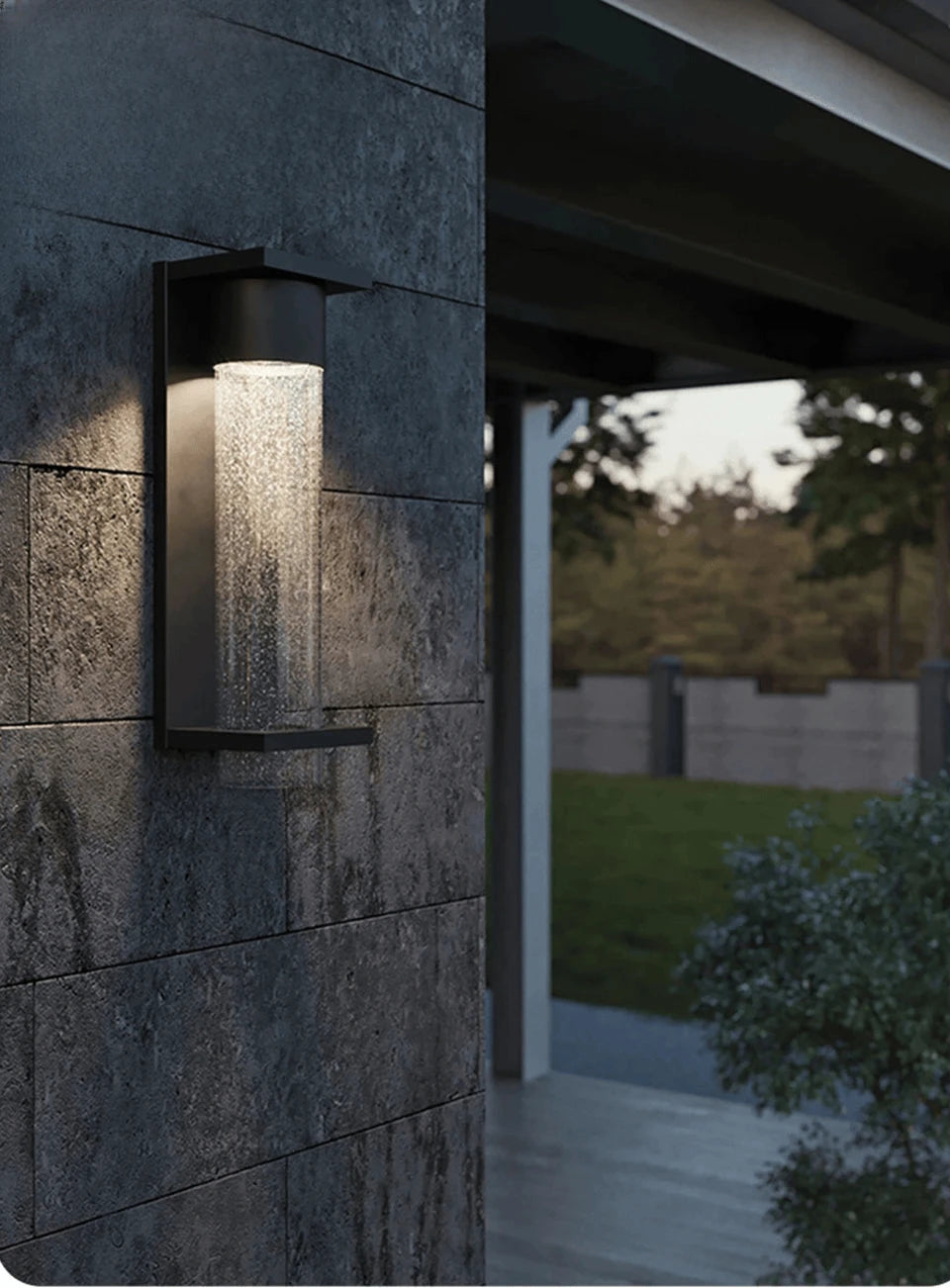 Verthara Premium Brushed Stainless Steel LED Outdoor Wall Light IP54