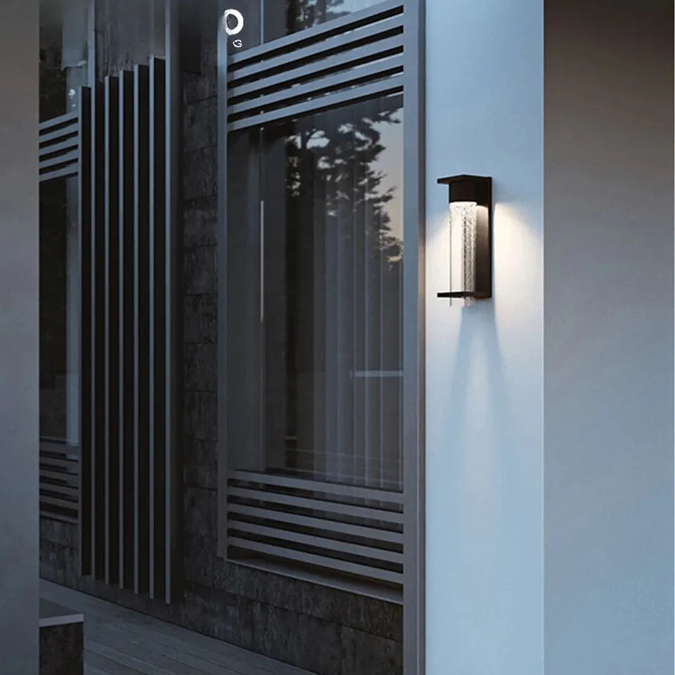 Verthara Premium Brushed Stainless Steel LED Outdoor Wall Light IP54