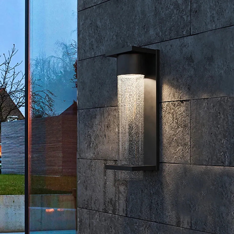 Verthara Premium Brushed Stainless Steel LED Outdoor Wall Light IP54