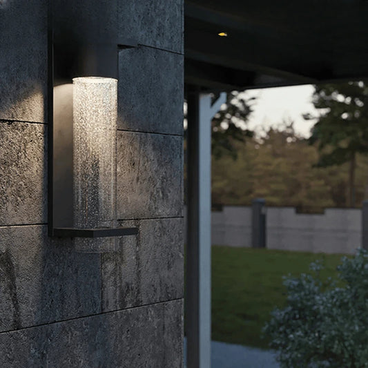 Verthara Premium Brushed Stainless Steel LED Outdoor Wall Light IP54