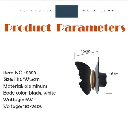Verthara Premium Butterfly LED Garden Wall Light