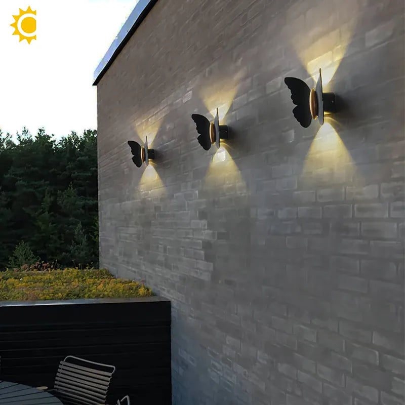 Verthara Premium Butterfly LED Garden Wall Light
