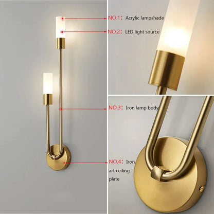 Verthara Premium Candle Shape Wall Sconce