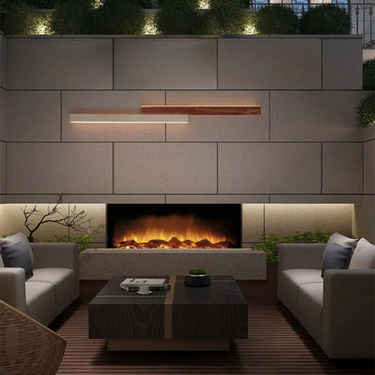 Verthara Premium Cave Stone Outdoor Linear Wall Light