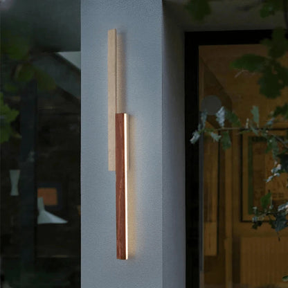 Verthara Premium Cave Stone Outdoor Linear Wall Light