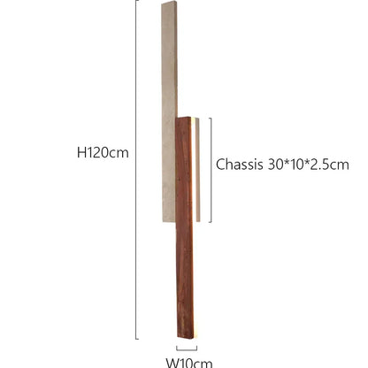 Verthara Premium Cave Stone Outdoor Linear Wall Light