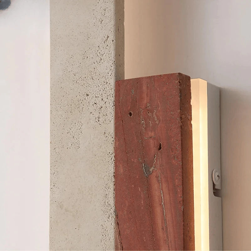 Verthara Premium Cave Stone Outdoor Linear Wall Light