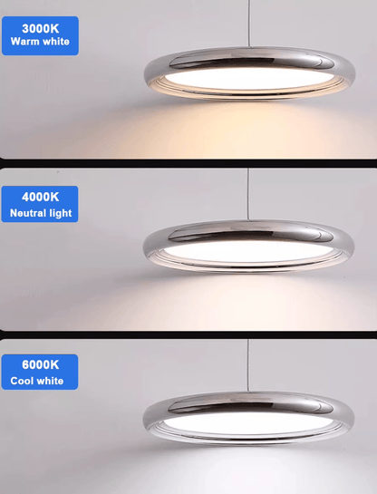 Verthara Premium Chrome Round Island Pendant Light
