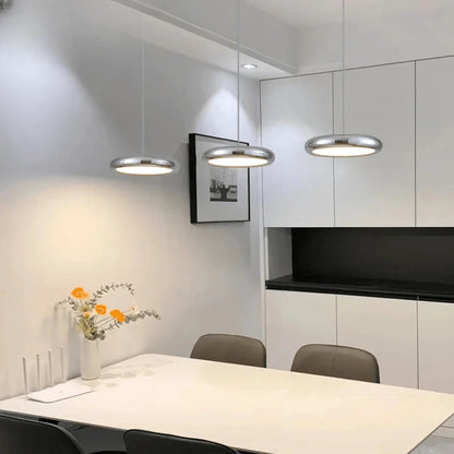 Verthara Premium Chrome Round Island Pendant Light