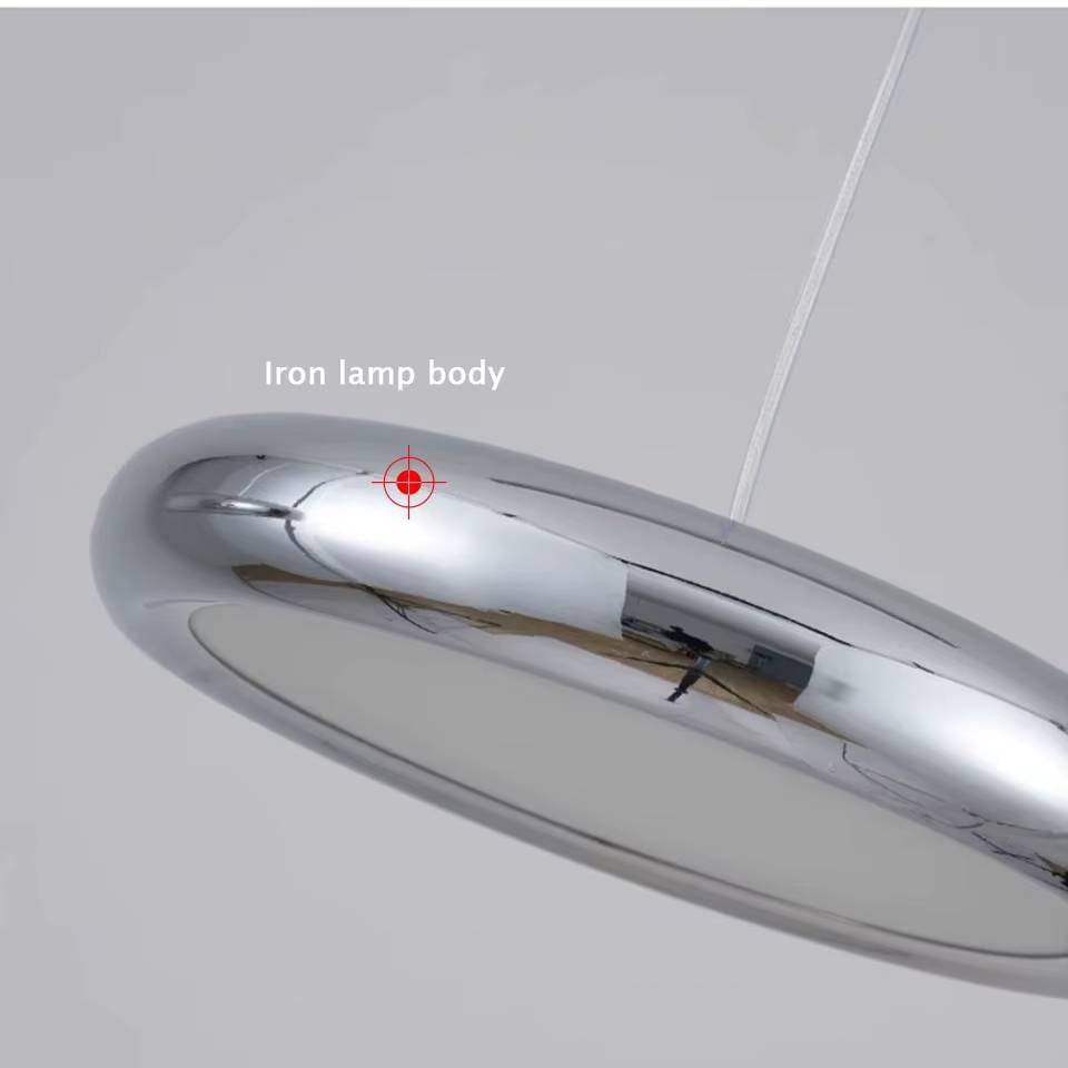 Verthara Premium Chrome Round Island Pendant Light