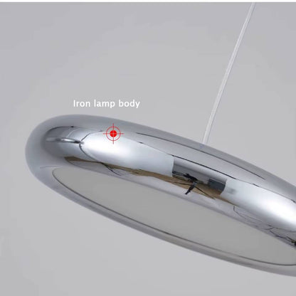 Verthara Premium Chrome Round Island Pendant Light
