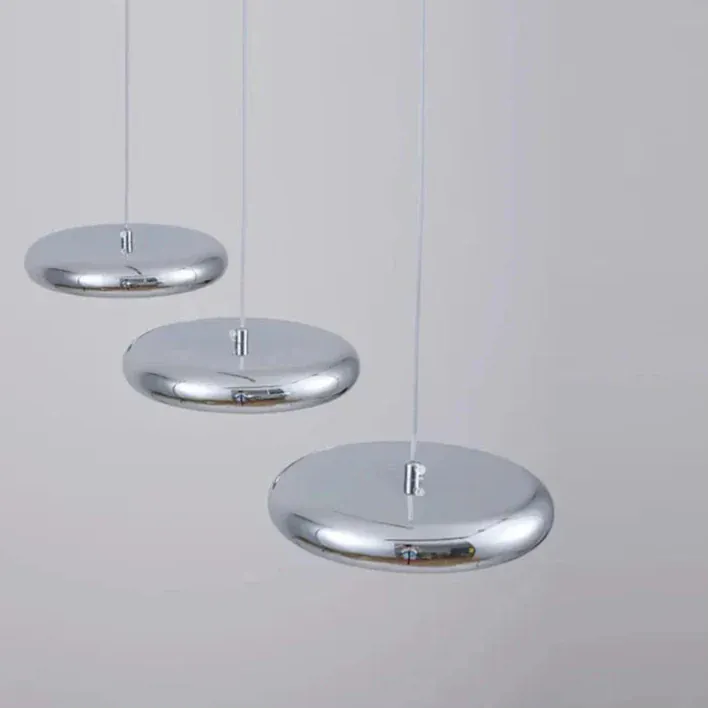 Verthara Premium Chrome Round Island Pendant Light