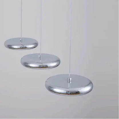 Verthara Premium Chrome Round Island Pendant Light
