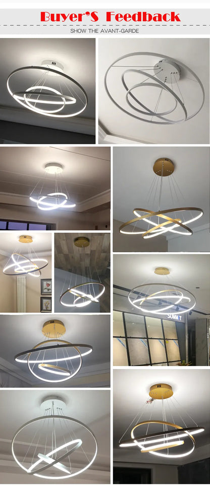 Verthara Premium Circle Ring Pendant Light