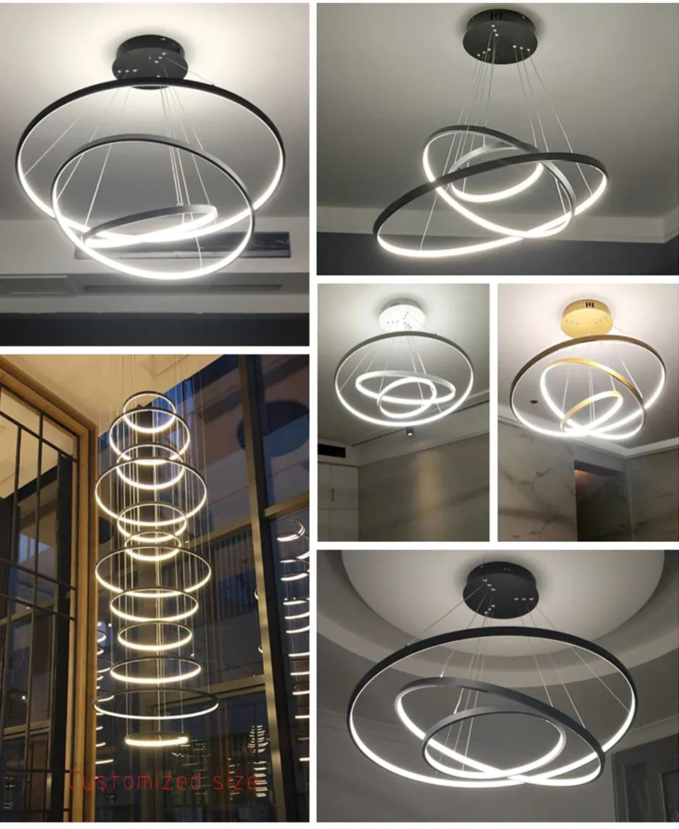 Verthara Premium Circle Ring Pendant Light