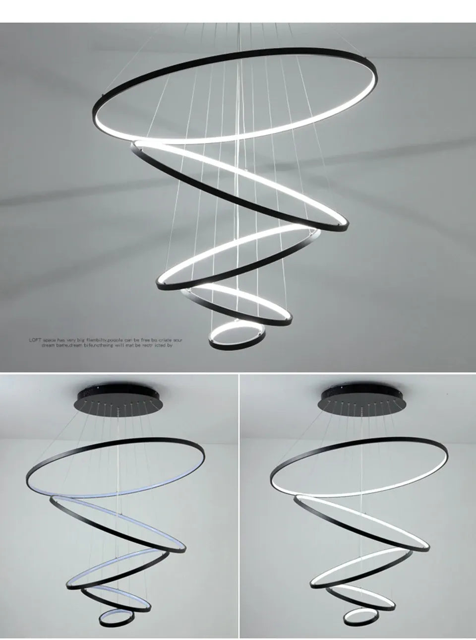 Verthara Premium Circle Ring Pendant Light