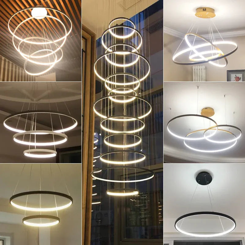 Verthara Premium Circle Ring Pendant Light