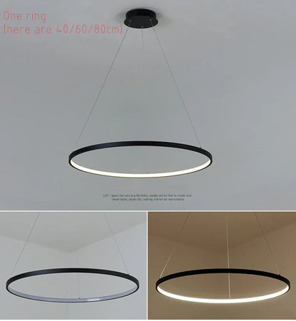 Verthara Premium Circle Ring Pendant Light