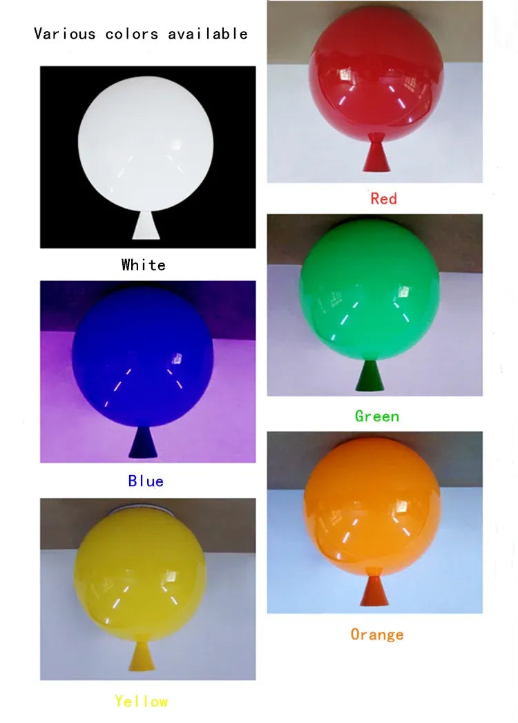 Verthara Premium Colourful Balloon LED Ceiling Light