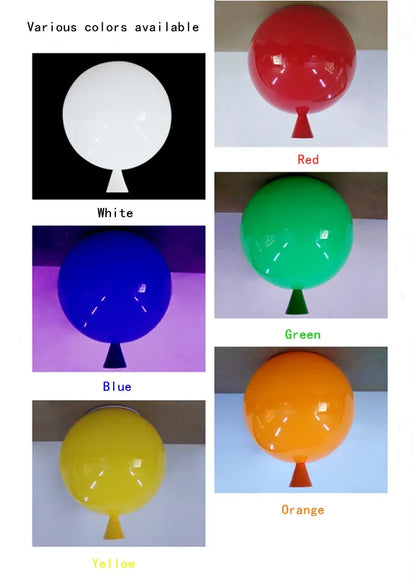 Verthara Premium Colourful Balloon LED Ceiling Light