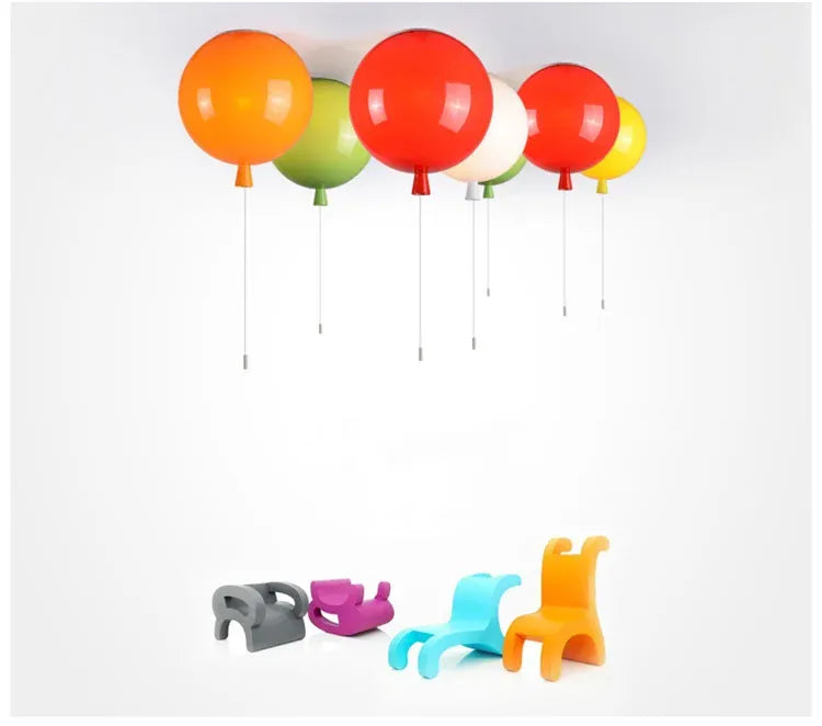 Verthara Premium Colourful Balloon LED Ceiling Light