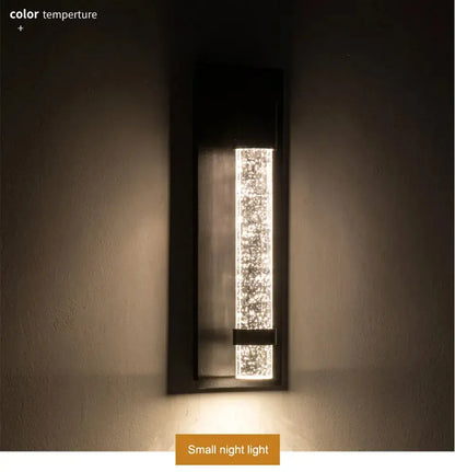 Verthara Premium Column Crystal Garden Up-Down Wall Light