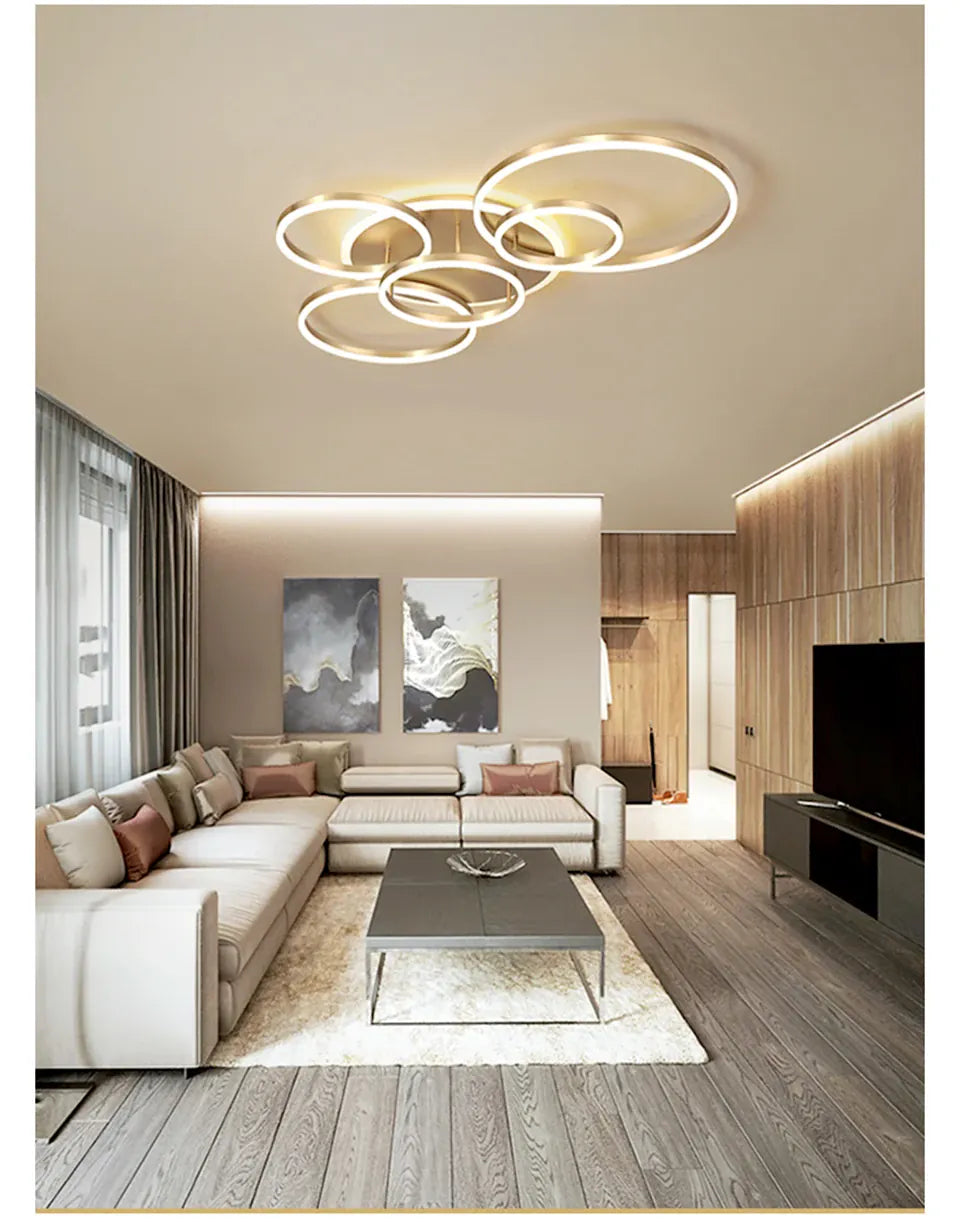 Verthara Premium Crystal & Aluminium Dimmable LED Pendant Chandelier