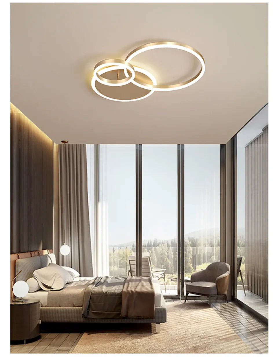 Verthara Premium Crystal & Aluminium Dimmable LED Pendant Chandelier