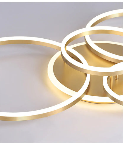 Verthara Premium Crystal & Aluminium Dimmable LED Pendant Chandelier