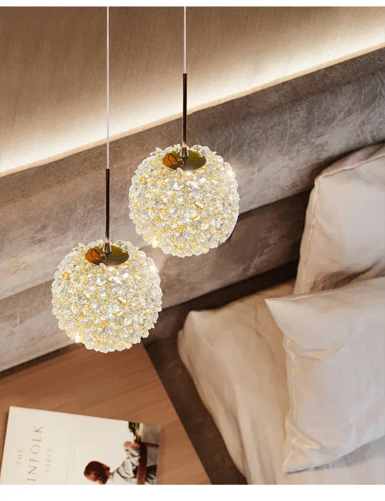 Verthara Premium Crystal Ball Pendant Chandelier
