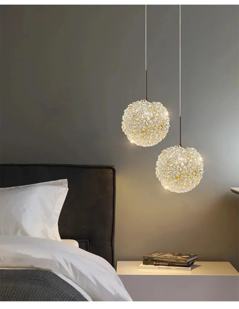 Verthara Premium Crystal Ball Pendant Chandelier