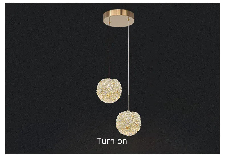 Verthara Premium Crystal Ball Pendant Chandelier